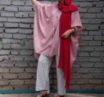 شال الیاف طبیعی چهارخونه