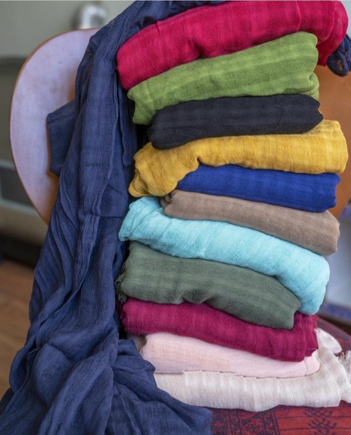 شال الیافی چهارخونه